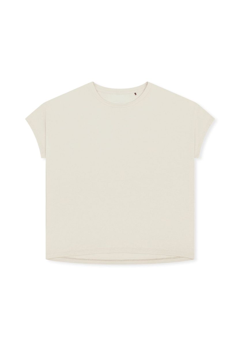 Locker geschnittenes Kurzarm-Oberteil