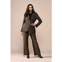 Zaylee Lurex Blazer Braun
