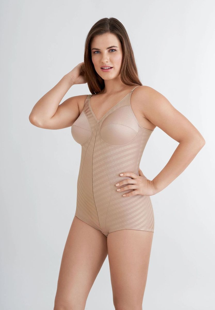 Nahtloser Formender Body Beige Starke Formgebung