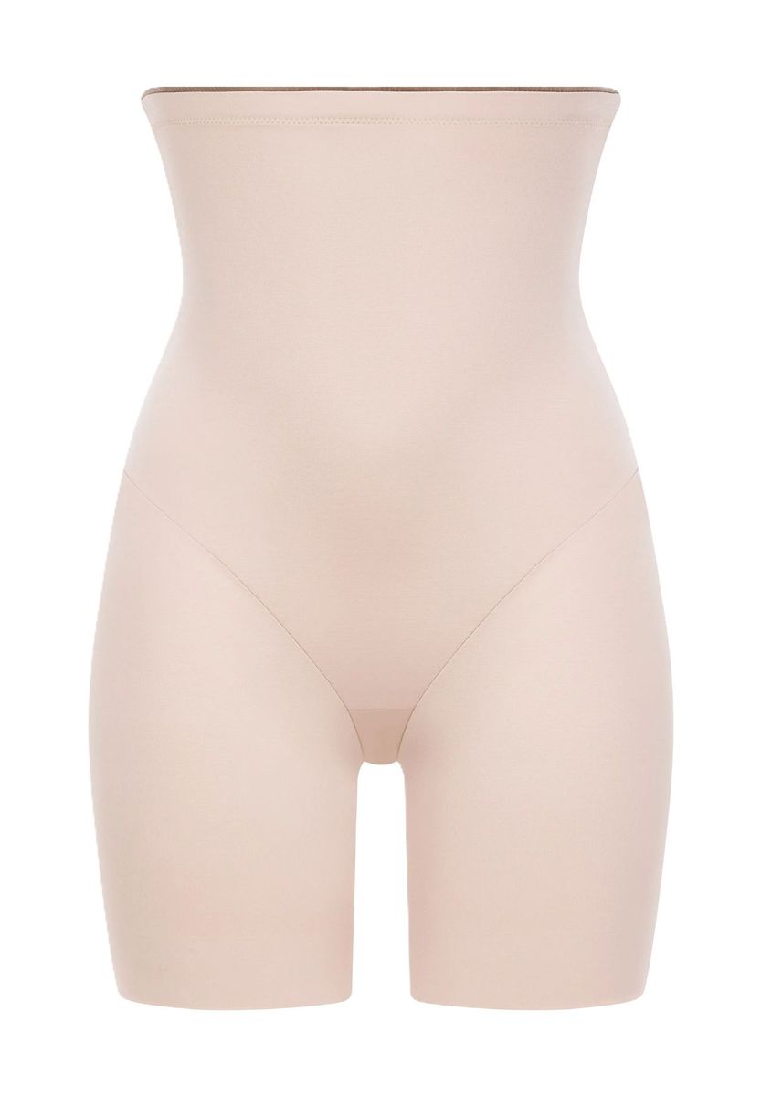 Taillenhohe formende Unterhose Beige