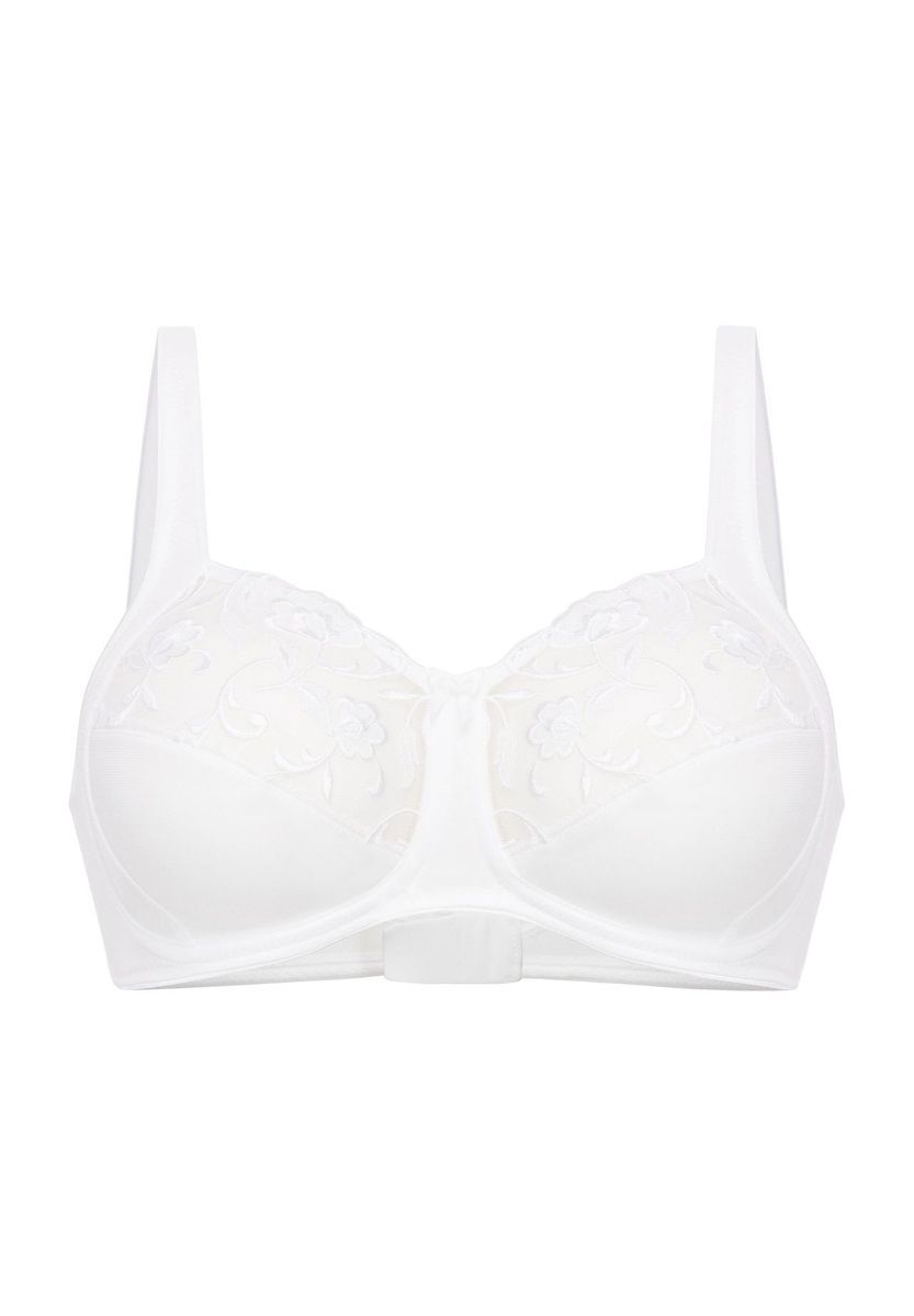 Bügelloser Komfort-BH mit Blumenstickerei