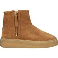 Wildleder-Stiefeletten mit Reißverschlussdetail