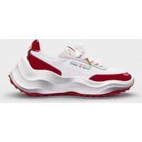 Herren Atlantis Sneaker Weiß und Rot