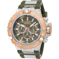 Chronograph Uhr mit grünem Zifferblatt