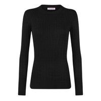 Zopfmuster Pullover mit Rundhalsausschnitt