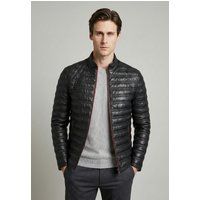 Herren Steppjacke aus Kunstleder