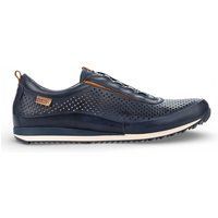 Herren-Leder-Slipper-Sneaker mit Perforation