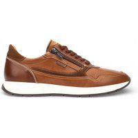 Bequemer Schnür-Sneaker aus Leder