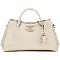 Elegante, strukturierte Henkeltasche mit Charm-Detail