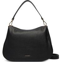Hobo-Tasche aus strukturiertem Leder mit Riemen