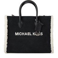 Strukturierte East West Shearling Tote