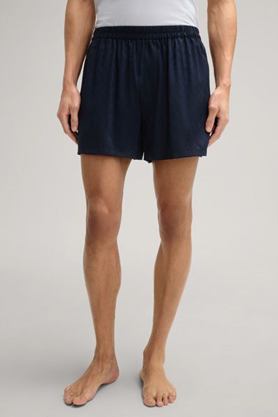 Cornflower Navy Lyocell Boxershorts mit Allover-Print