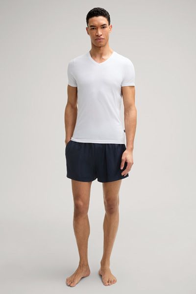 Cornflower Navy Lyocell Boxershorts mit Allover-Print