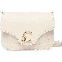 Schicke elfenbeinfarbene Ledertasche