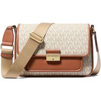 Elegante Messenger Bag aus beschichtetem Canvas