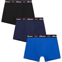 Herren-Boxershorts ohne Muster, 3er-Pack