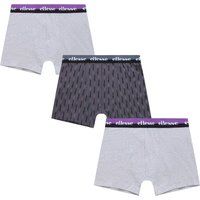 Ellesse - "Muxel788" Boxershorts für Herren (3er-Pack) (Grau/Schwarz/Violett)