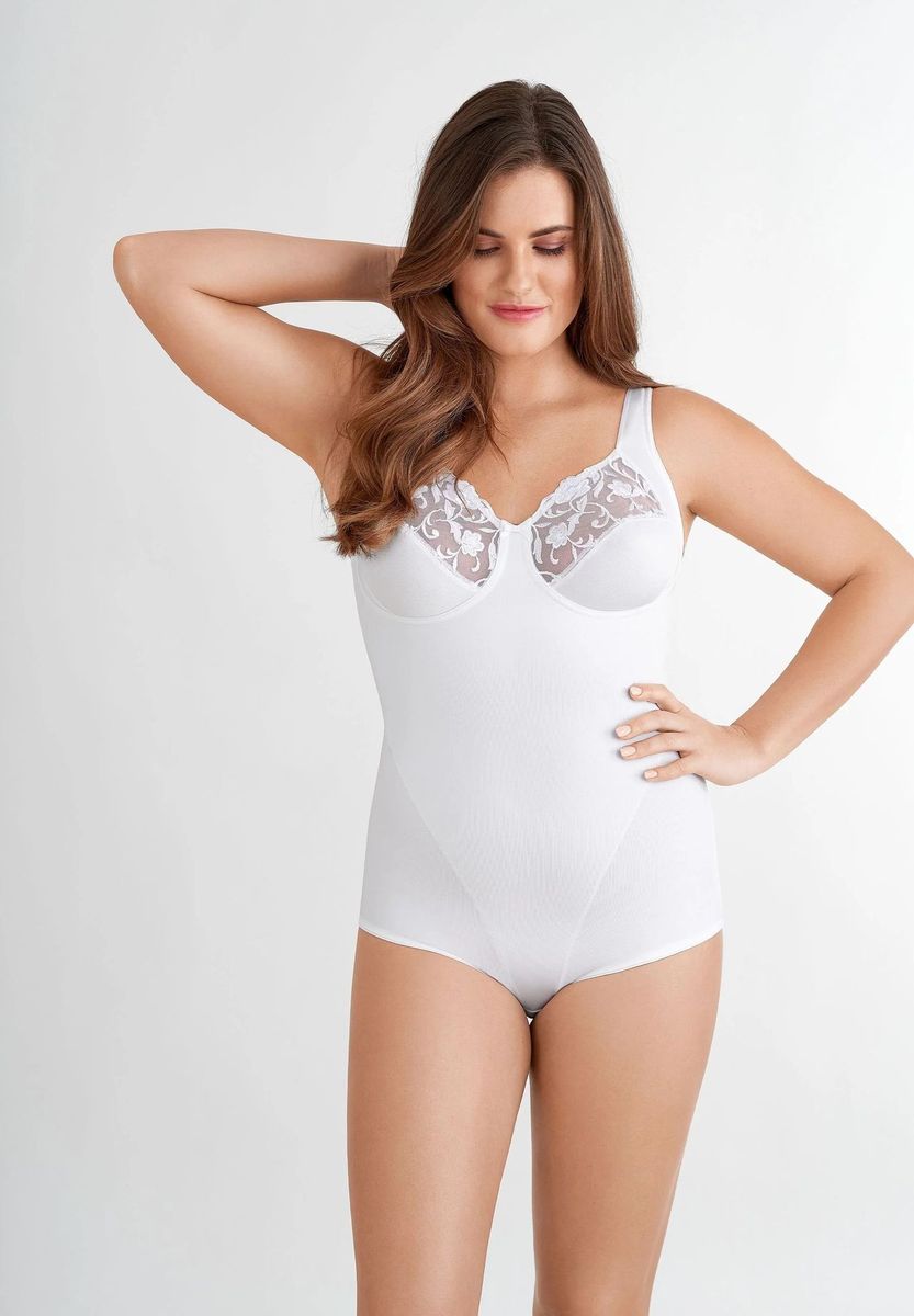 Damen Body mit Blumenspitze und Formeffekt