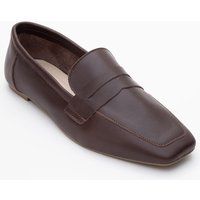 Morne Leder Loafer Damen