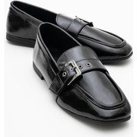 Jade Leder Flach Loafer Damen