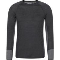 Mountain Warehouse - Base Layer Oberteil für Herren, Langärmlig (Holzkohle)