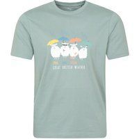 Mountain Warehouse - "Great British Weather" T-Shirt für Herren/Damen Unisex (Helles Khaki)