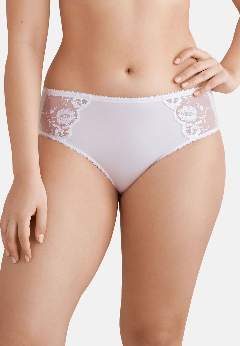 Elegante, hochtaillierte Spitzen-Slips