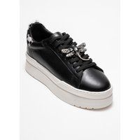Laren Leather Buckle Turnschuhe Women