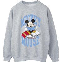 Minnie Maus Blumengrafik Sweatshirt