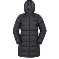Mountain Warehouse - "Stratus Extreme" Daunenjacke für Damen, Packable, Lang (Schwarz)