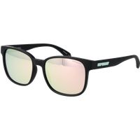 Sonnenbrille mit quadratischem Rahmen und Spiegelgläsern