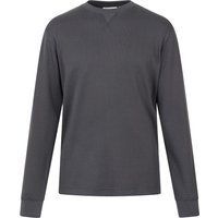 Mountain Warehouse - "Tillsbury" Sweatshirt für Herren, Rundhalsausschnitt, Waffelstoff, Langärmlig (Holzkohle)