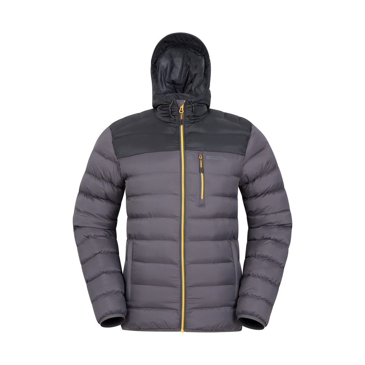Gesteppte Herrenjacke mit Kapuze