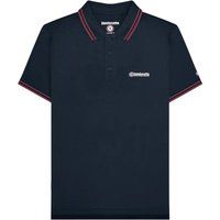 Lambretta - Poloshirt für Herren (Dunkel-Marineblau/Burgunderrot)