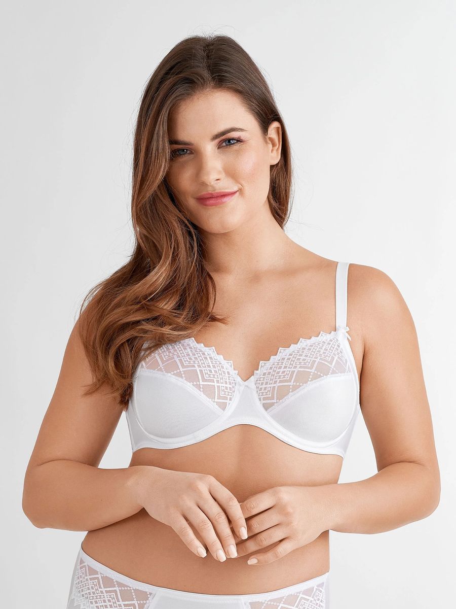 Eleganter Bügel-BH mit Stickerei