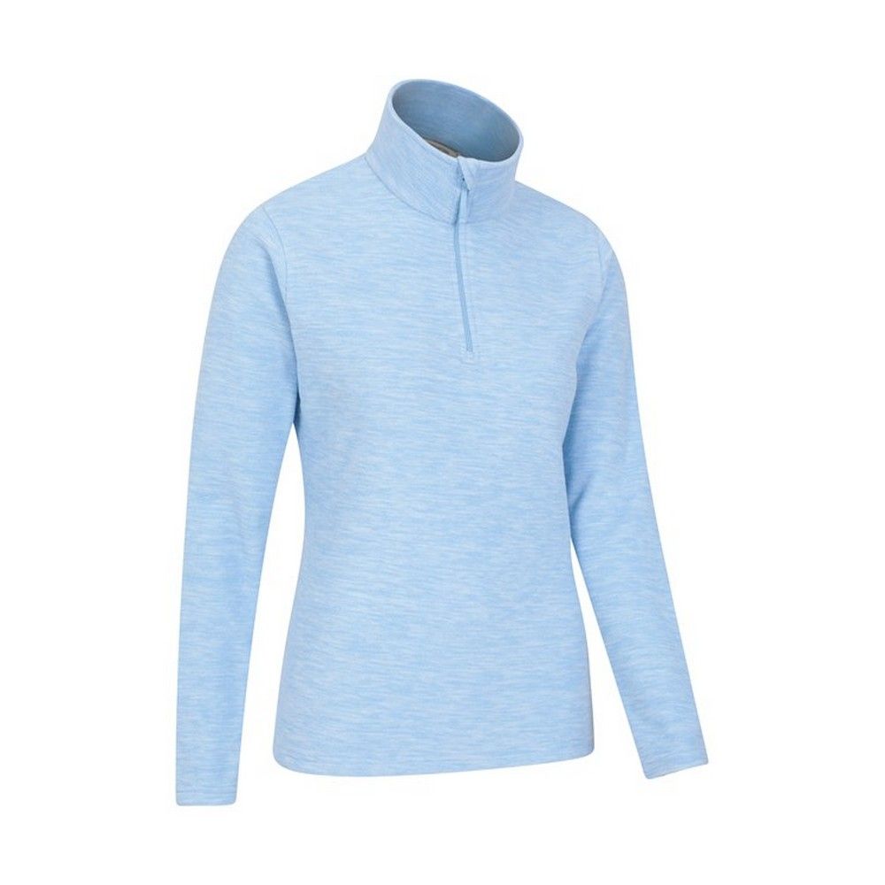 Micro-Fleece Pullover mit Viertelreißverschluss