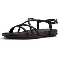 Fitflop Gracie Kristallleder Damen Sandalen Schwarz