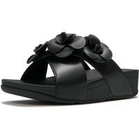 Fitflop Lulu Flower Polyurethan Damen Sandalen in Schwarz