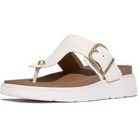 Fitflop Gen-FF Zehentrenner Leder Damen Urban Weiß Sandalen