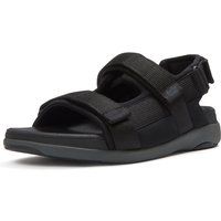 Fitflop F-Mode Go Polyester Herren schwarze Sandalen
