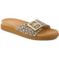 Damen Leopard Print Pantolette