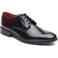 Base London Dome Schnürschuhe aus Leder für Herren in Hochglanz Schwarz