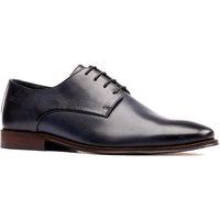 Base London Marley Derby-Lederschuhe für Herren in Marineblau mit Schnürung