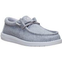 HEYDUDE Wally Stretch Jersey Textil Herren Graue Slipper