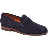 Base London Slate Slipper Leder Herren Navy Slipper