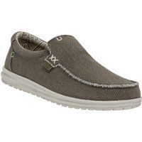 HEYDUDE Mikka Geflochtene Textil Herren Fossil Slipper