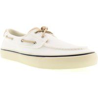 Sperry Helm 2-Augen Textil Herren Weiße Bootsschuhe