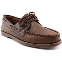 Sperry Authentische 2-Augen Bootslack Damen Mittelbraune Bootsschuhe