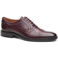 Base London Ascot Oxford Leder Herren Bordo Oxford Schuhe