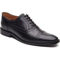 Base London Ascot Oxford-Leder Herrenschuhe in Schwarz